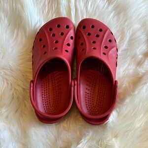 NEW Red Crocs M7/W9! NEVER WORN